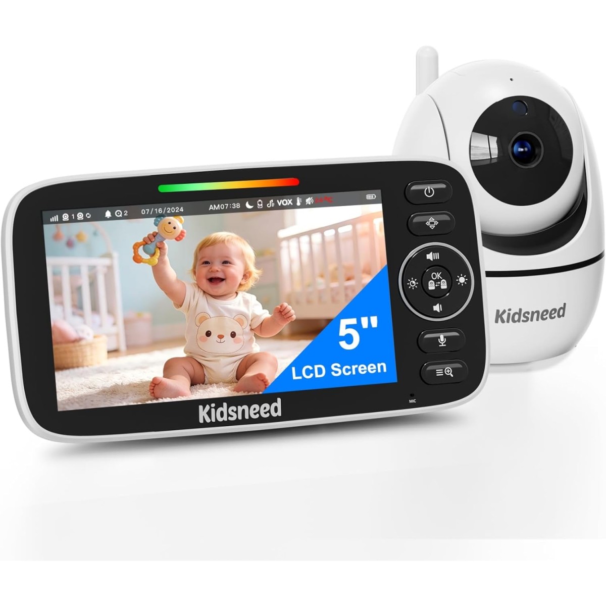 Kidsneed 5 Inch Video Baby Monitor